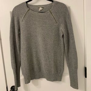 J. Crew Waffle Knit Cashmere Sweater